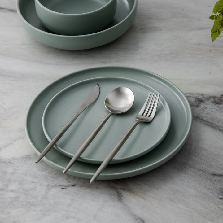 Skanto | Minimalistisk Rustfritt Stål Bestikk Elegant Enkelhet