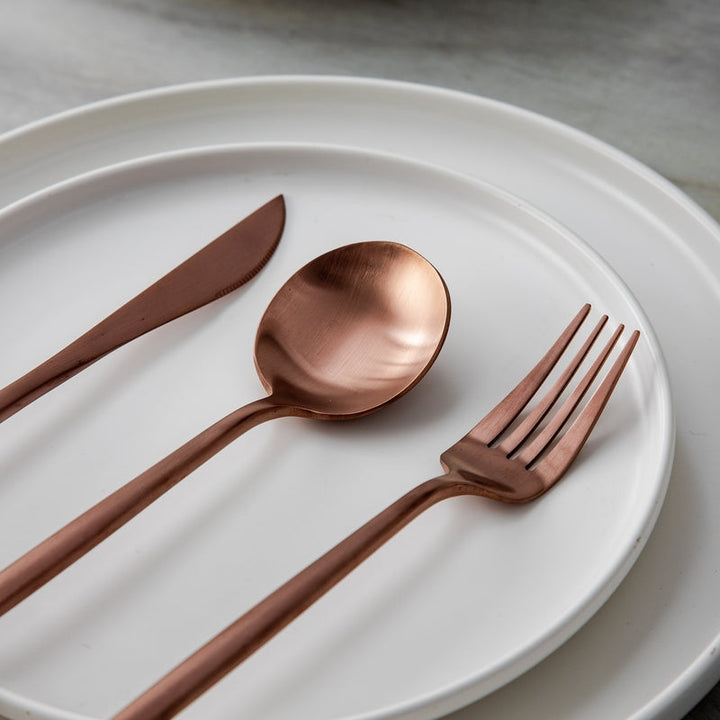 Skanto | Minimalistisk Rustfritt Stål Bestikk Elegant Enkelhet