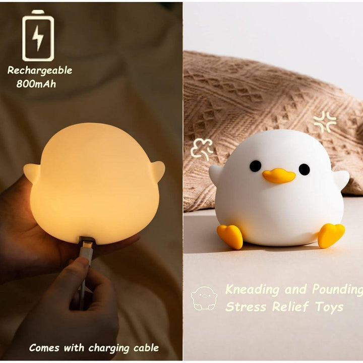 DuckieDream Light - Automatisk Duck Silikon Nattlampe | Skanto