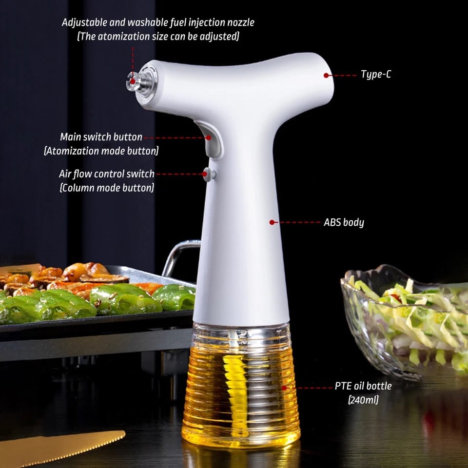 Skanto | DuoSpray - Luksus 2-i-1 Oljedispenser for Matlaging