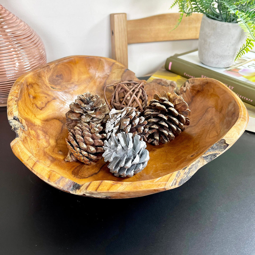Skanto | Teak Rot Tre Dekorativ Skål 30cm