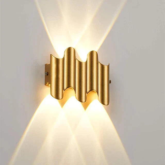 Moderne LED Vegglampe - Minimalistisk Interiørbelysning for Oppholdsrom, energisparende og stilfull | Skanto