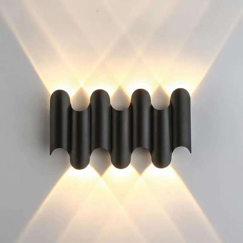 Moderne LED Vegglampe - Minimalistisk Interiørbelysning for Oppholdsrom, energisparende og stilfull | Skanto