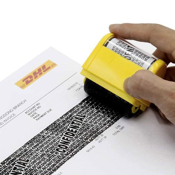 Identity Protection Privacy Roller Stamp | Skanto