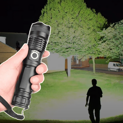 Skanto | Kraftig 90000 Lumens LED-lommelykter – Den beste lommelykten for ethvert eventyr