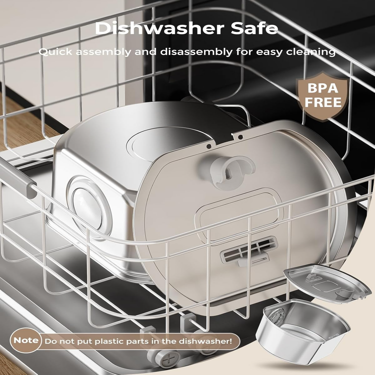 Norvo | Felindra Katte Drikkefontene Laget av Rustfritt Stål | Strømmende Vann for Bedre Hydrering | Stille & Hygienisk | 2,5 L Kapasitet