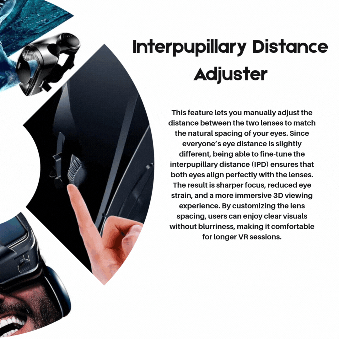 Skanto | VISIAX – 3D VR-briller med hodetelefoner og kontroller