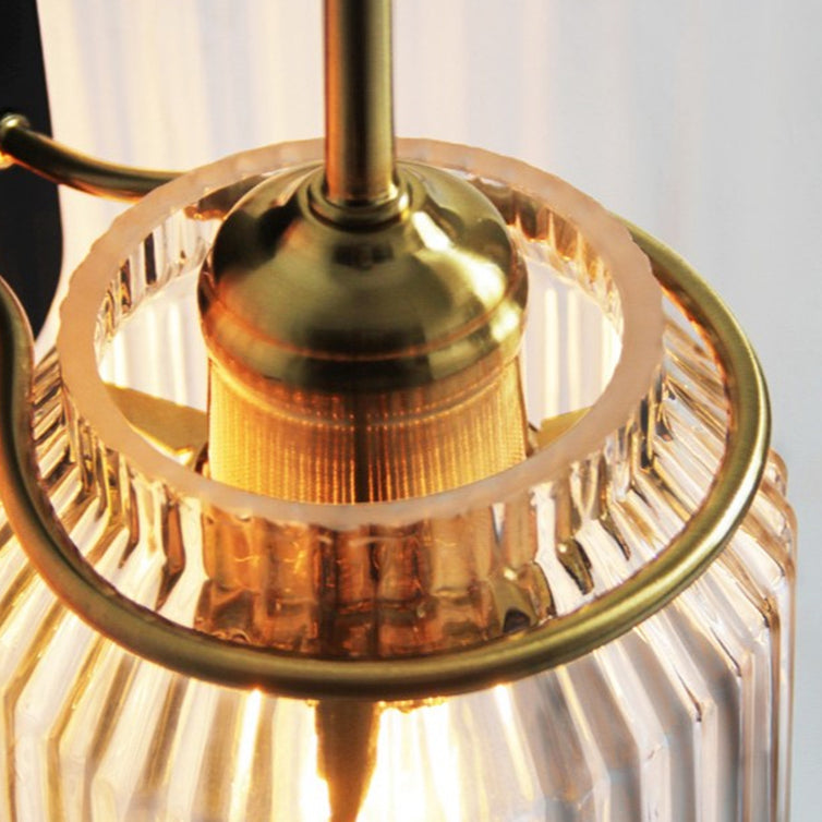 Industriell Glass Trakt Wall Lampe | Skanto