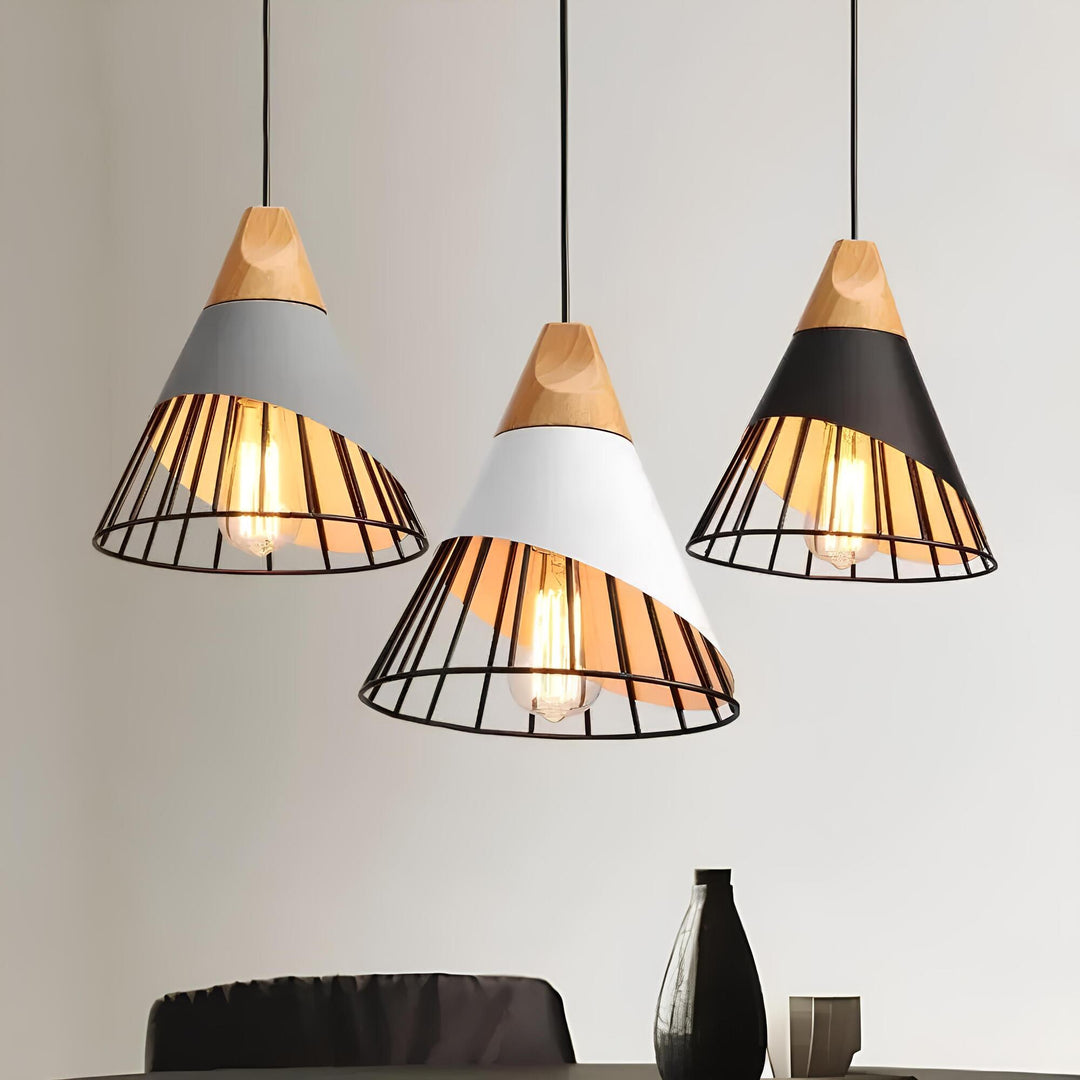 Skanto | Industriell Pendellampe med Åpen Burdesign