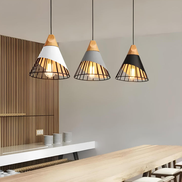 Skanto | Industriell Pendellampe med Åpen Burdesign