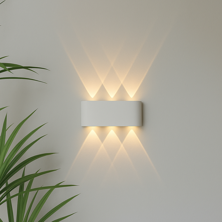 Skanto | Moderne Innendørs Utendørs Vegglampe – Minimalistisk LED Armatur