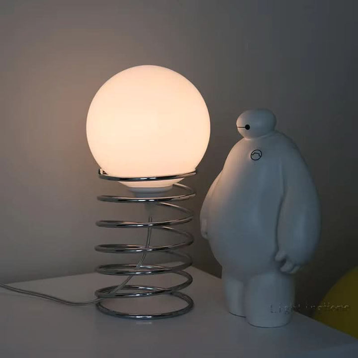 Skanto | FrostOrb Bauhaus Bordlampe – Frostet Glass