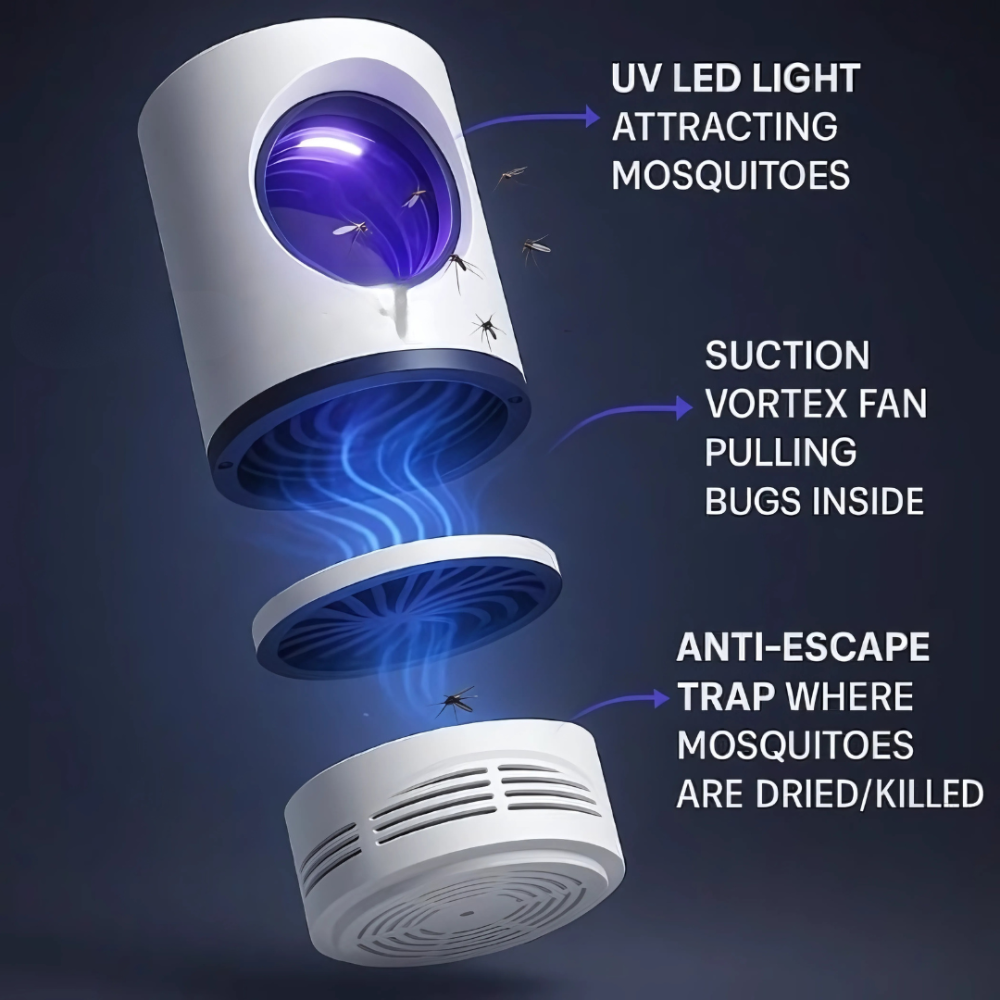 Skanto | UV Lys Elektrisk Insektdreper Lampe Myggfelle