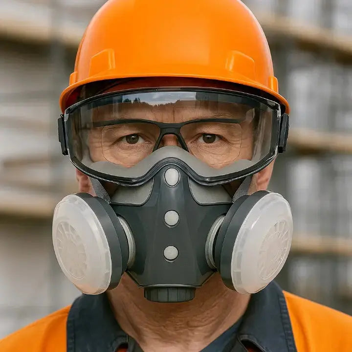 Integrierte Atemschutzmaske – Für Holzbearbeitung, Malerarbeiten og Staubschutz
