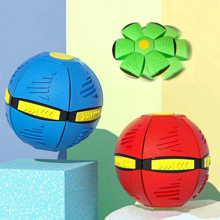 Skanto | Hundelek Interaktiv Gummiflygende Disk Ball