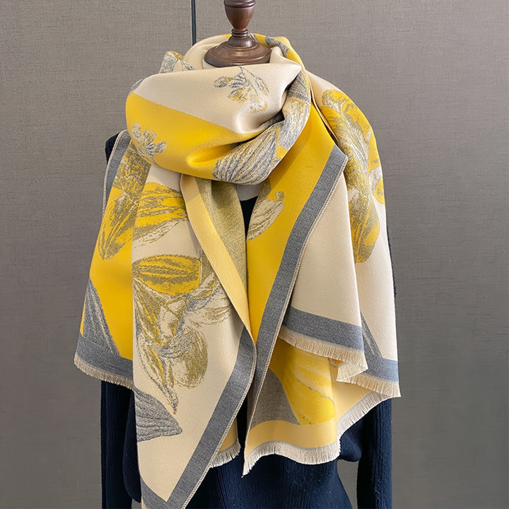 Skanto | Iris Floral Myk Skjerf Sjal