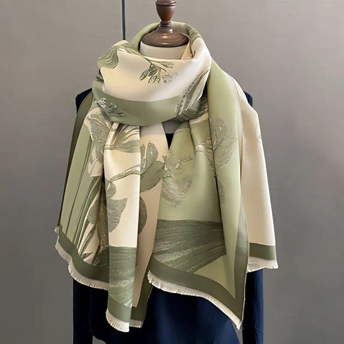 Skanto | Iris Floral Myk Skjerf Sjal