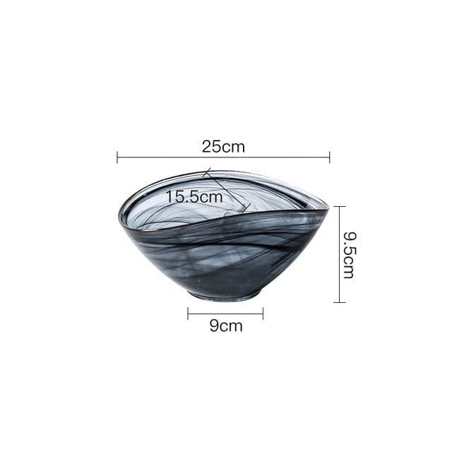 Uregelmessig Glass Salatbolle | Skanto
