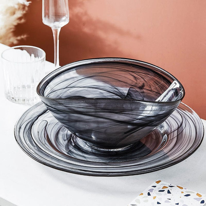 Uregelmessig Glass Salatbolle | Skanto