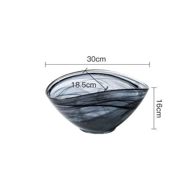 Uregelmessig Glass Salatbolle | Skanto