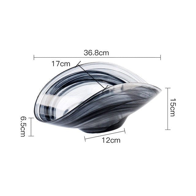 Uregelmessig Glass Salatbolle | Skanto