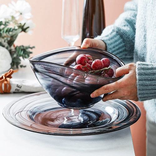 Uregelmessig Glass Salatbolle | Skanto