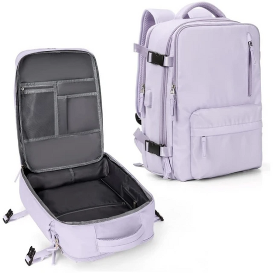 Skanto | TrekVault Vanntett Ryggsekk: 25L Tyverisikker Design med Laptoprom