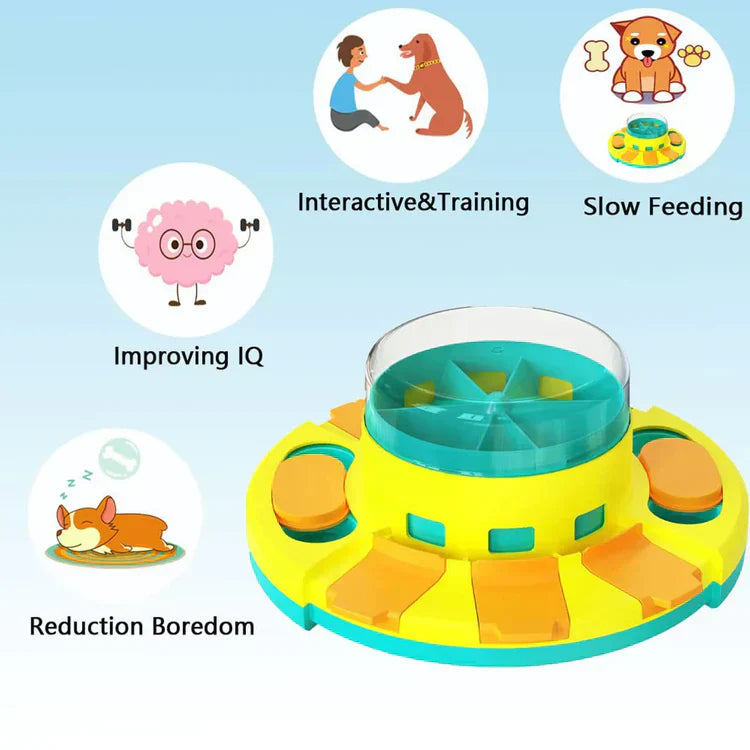 PuzzleFeast Pet Feeder - Interaktiv mating spill for kjæledyr Skanto
