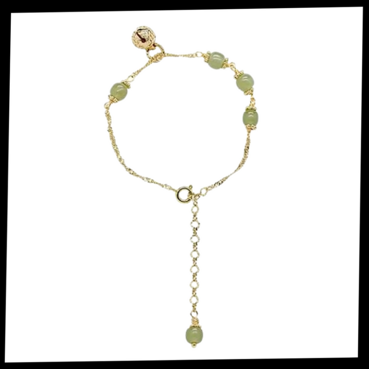 Hetian jade bjellearmbånd