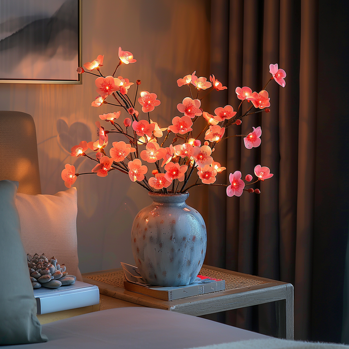 OlivaFairy Stimmungslampe med Olivenzweigen og LED-belysning