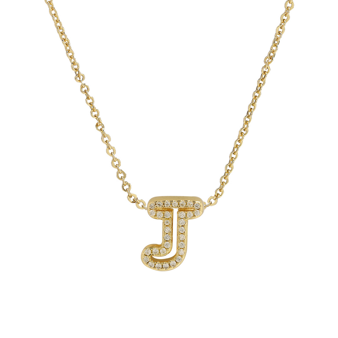 Skanto | Blændende Diamant Initial Halskjede