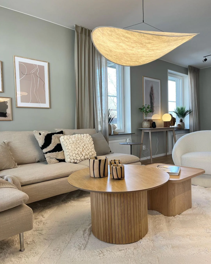 Skanto | Subtil Japandi Lampe med Lyskollaps Effekt