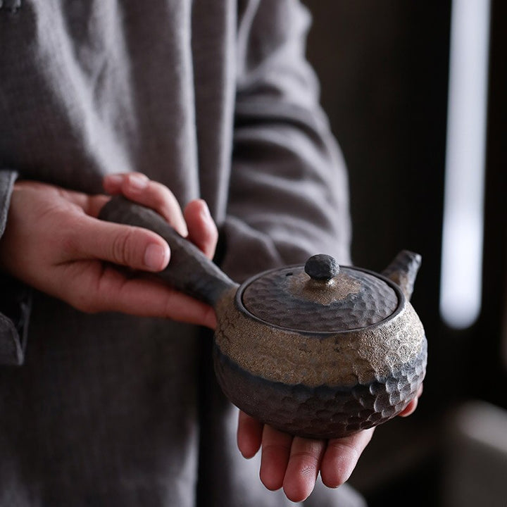 Skanto | Japansk keramisk Kyusu tekande Kinesisk Kung Fu tekande drikkeutstyr 200ml