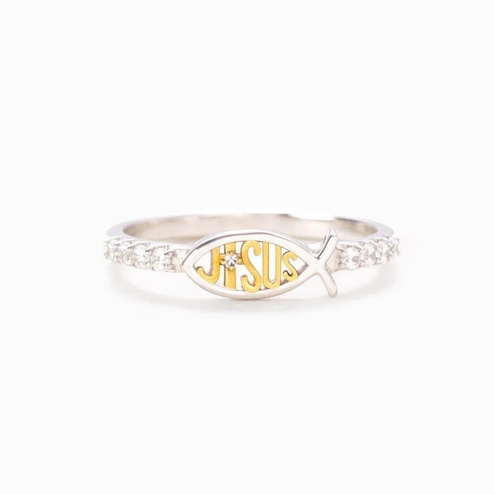 Jesus Ring - Hold deg nærmere Jesus Mer, Kobber Premium Materiale Skanto