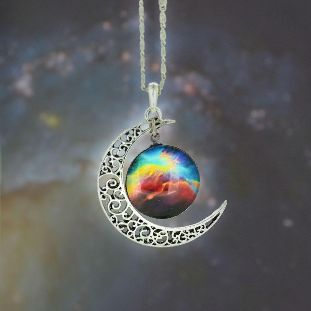 Crescent Galaxy Halskjeder | Skanto