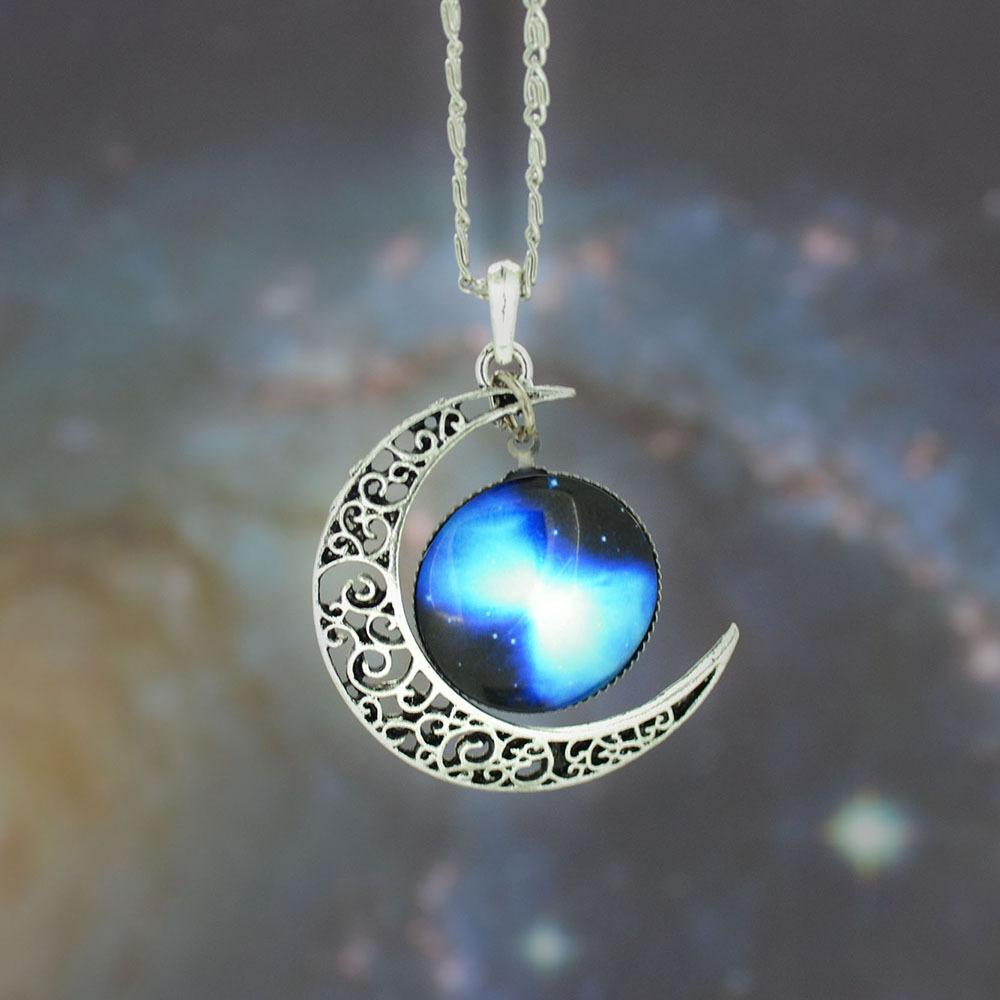 Crescent Galaxy Halskjeder | Skanto