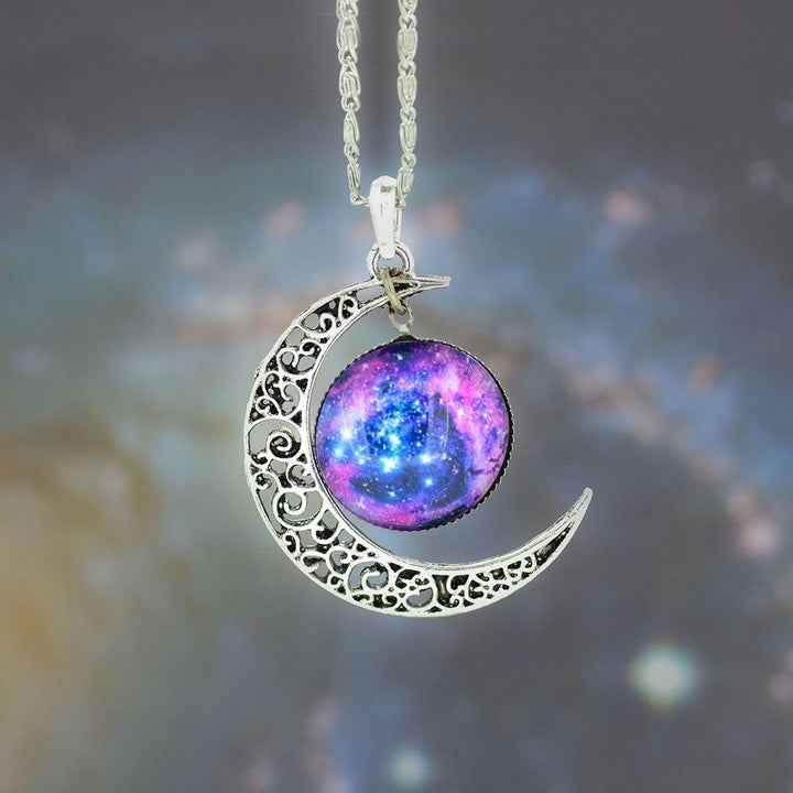 Crescent Galaxy Halskjeder | Skanto