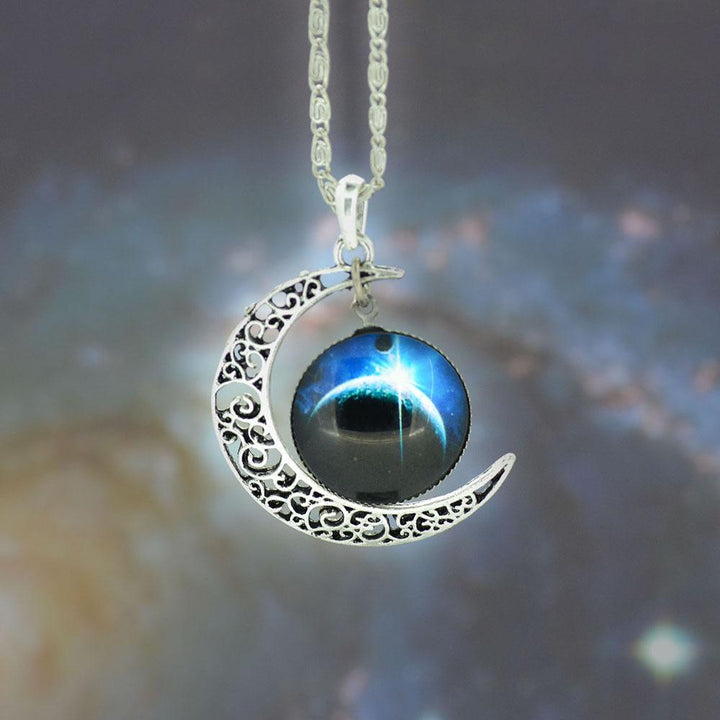 Crescent Galaxy Halskjeder | Skanto