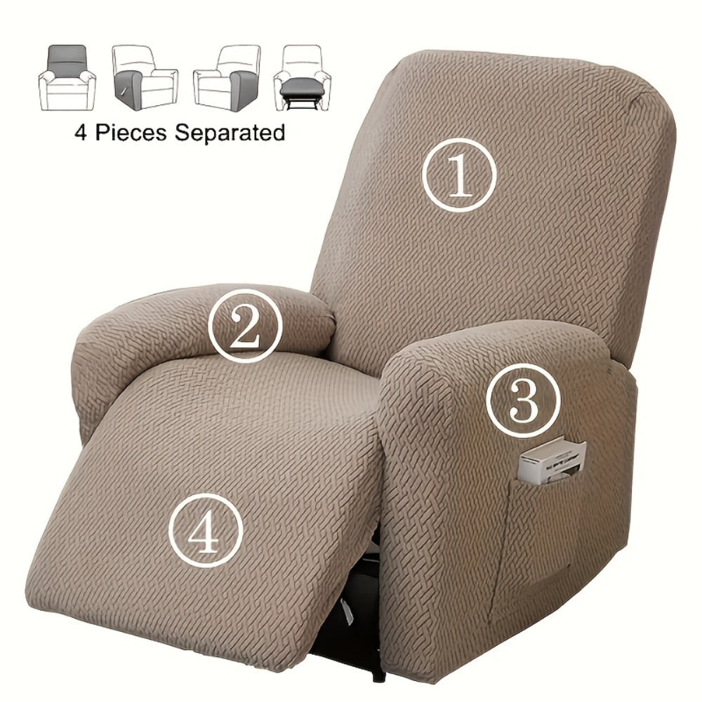 Skanto | Juno Recliner Trekk | Mykt Mikrofiber & Lomme | Full Beskyttelse