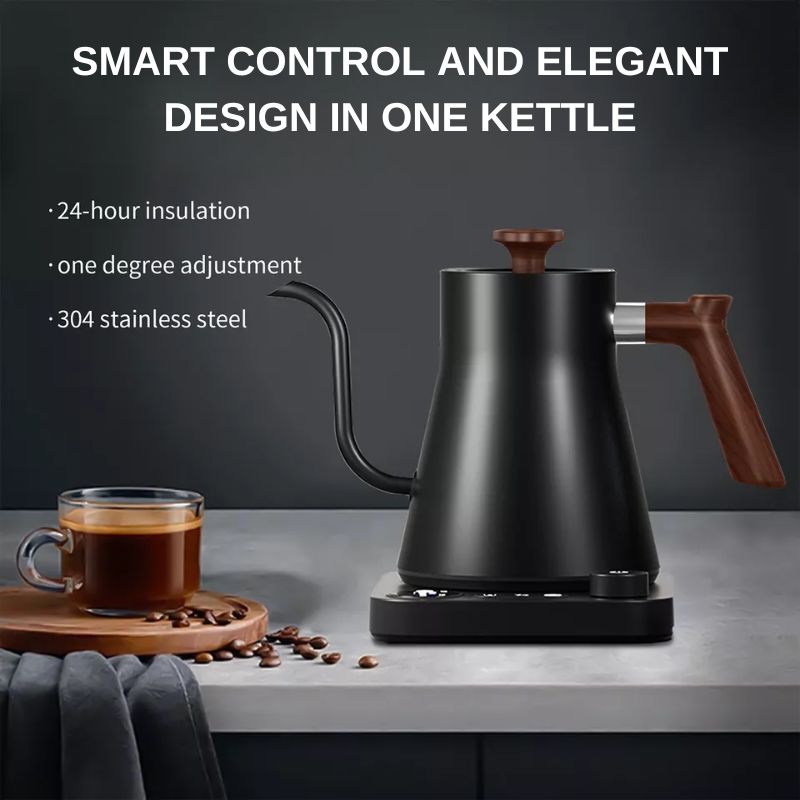 Skanto | Smart Electric Gooseneck Kettle With Temperature Control