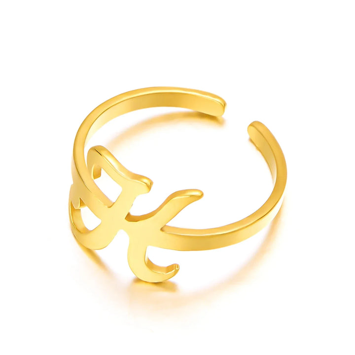 Skanto | Justerbar Kursiv Skrivebokstav Ring