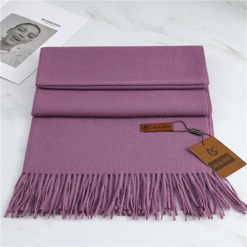Skanto | Cashmere skjerf med dusker for varme og eleganse