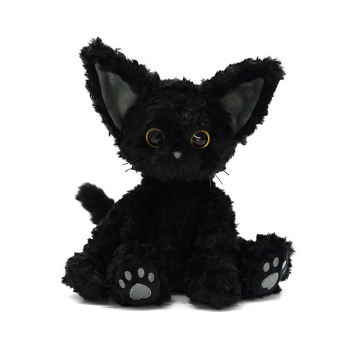 Skanto | Kawaii svart katt kosedyr stuffed animal