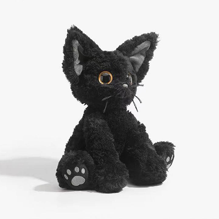 Skanto | Kawaii svart katt kosedyr stuffed animal