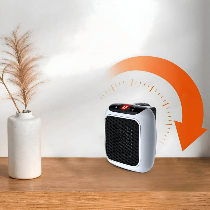 Skanto | WarmiWall Keramisk Veggvarme – Energisparende Mini-radiator med Termostat