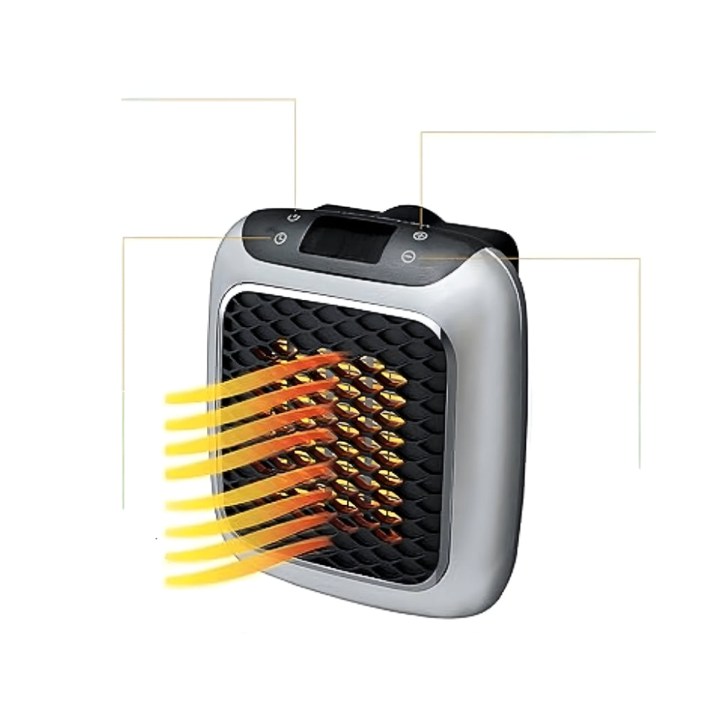 Skanto | WarmiWall Keramisk Veggvarme – Energisparende Mini-radiator med Termostat