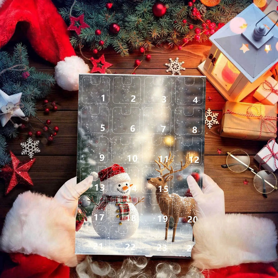 Skanto | Jule Advent kalender 2025 med 24 overraskelser for barn og voksne – Unik familieaktivitet
