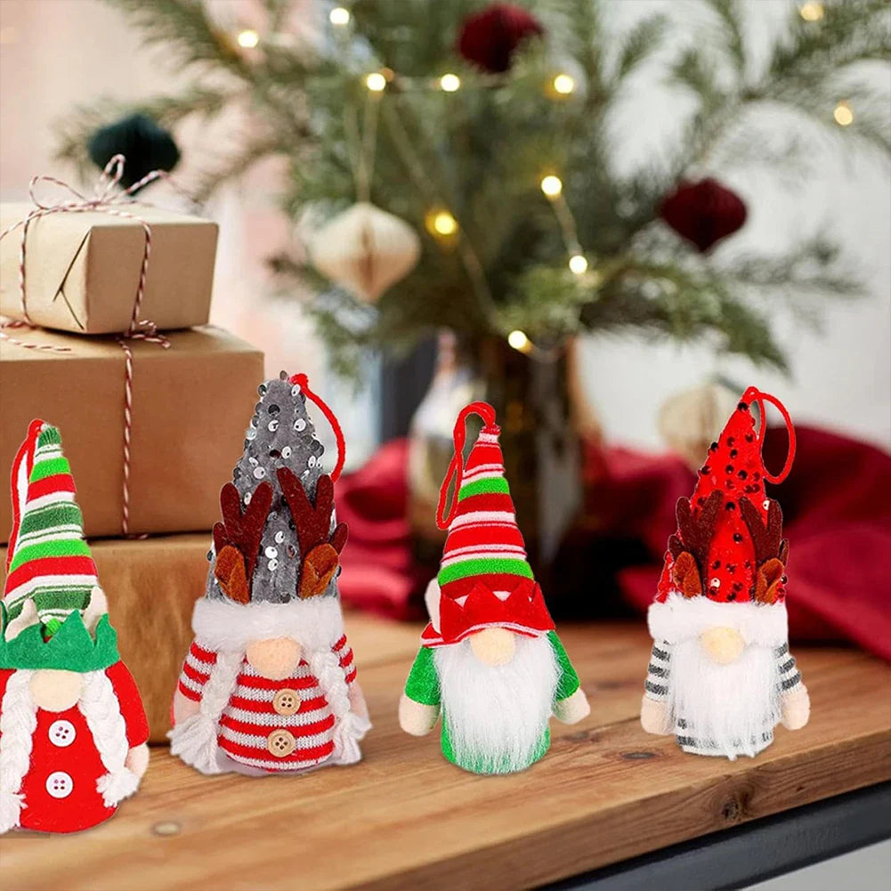 Skanto | Jule Advent Kalender med 24 Unike Nisse Dukker – Festlig Nedtelling for Barn, Plysj Dekorasjon