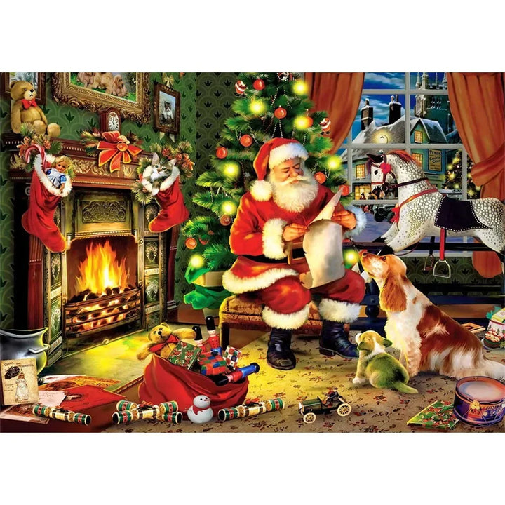 Skanto | Julepuzzle for Voksne – 1000 Biter Juletema for Hyggelige Høytider