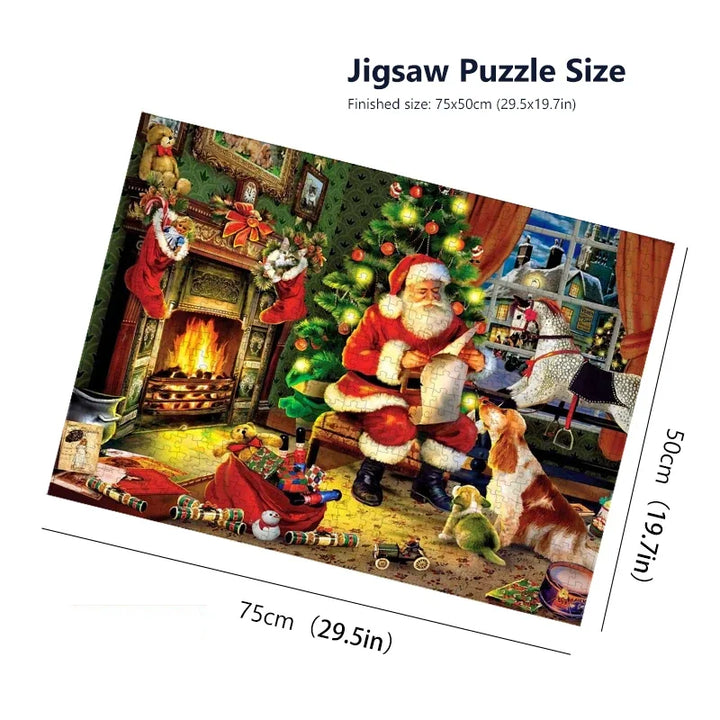 Skanto | Julepuzzle for Voksne – 1000 Biter Juletema for Hyggelige Høytider